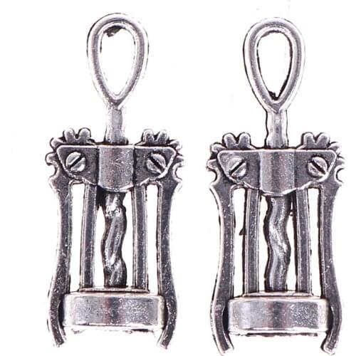 2pcs Mini 1/12 Scale Dollhouse Miniature Wine Bottle Openers Kitchen Bar Decoration DIY Toys for Children Gifts