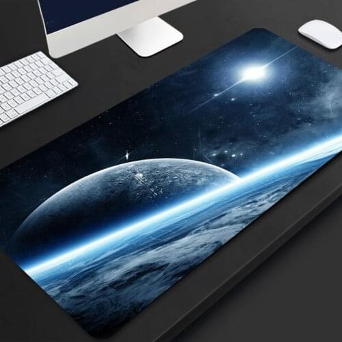 Fashion Space galaxy mouse pad lock edge mousepads gaming mousepad keyboard mouse pad laptop mouse pads office desk carpet mat