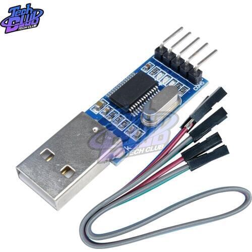 PL2303 USB To RS232 TTL Converter Adapter Module with Dust-proof Cover 4Pins Cable for arduino