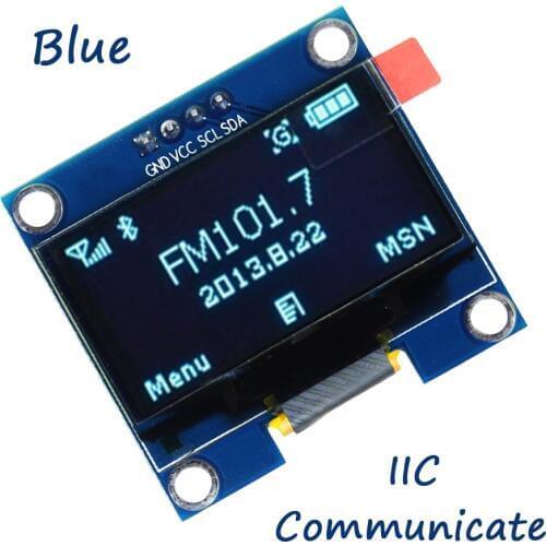 1.3" OLED display module blue color 128X64 1.3 inch OLED LCD LED Display Module 1.3" IIC I2C Communicate compatible arduino