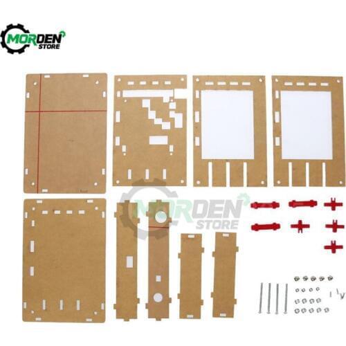 2.4 "TFT DIY Kit Acrylic Case Cover Protection Shell for Arduino Oscilloscope Transparent Acrylic Cover Oscilloscope Accessories