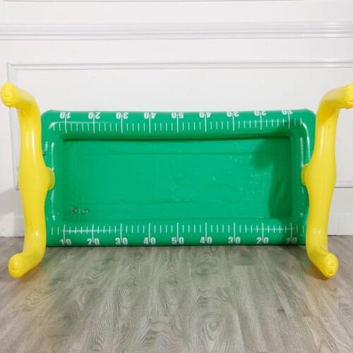 Inflatable ice bar salad tray rainbow large size ice trough rectangular beach convenient beer table antlers