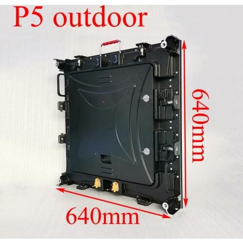 P5 outdoor advertising video wall 640x640mm die-cast aluminum cabinet led display manufacturer Ali Express free shipping