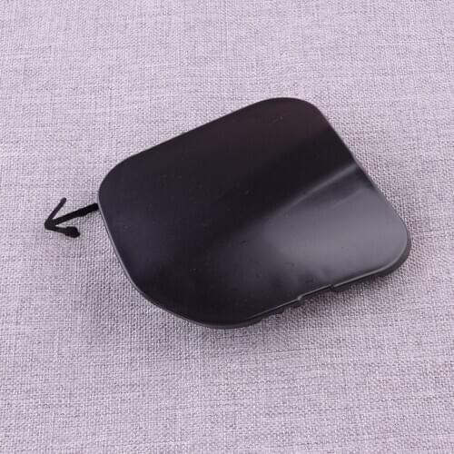 CITALL Car Front Left 622A0-4CL0A Bumper Tow Hook Eye Cover Cap Fit for Nissan X-Trail 2014 2015 2016 2017 Black Accessories