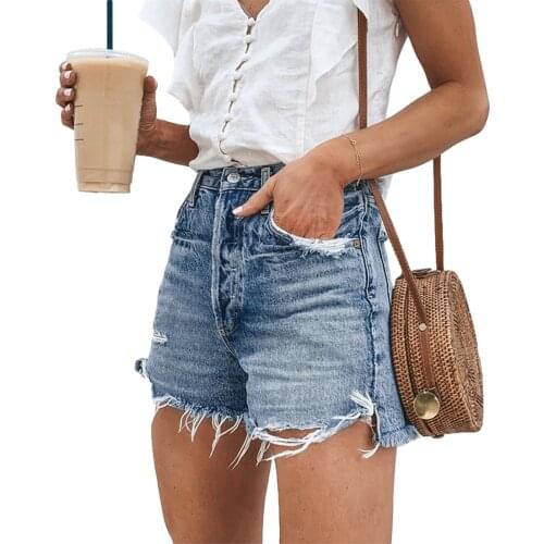 Женские джинсовые шорты Pybcvrrd China At AliExpress