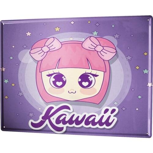 SINCE 2004 Tin Shield Funny Comic Manga Kawaii