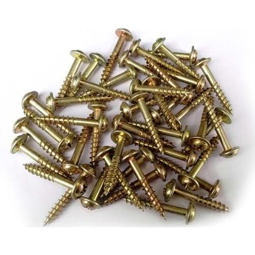 100pcs/lot Oblique Hole Self-tapping Screws for Pocket Hole Jig Color Send Random