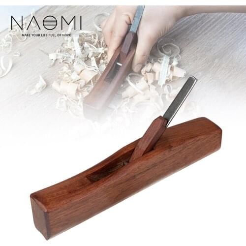 NAOMI Hong Kong-Style Shungee Rosewood Plane Bull-nose Radius Plane W/ HSS Plane Blade Sharp Plane DIY Violin Viola Cello 2