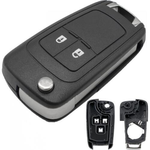 2 Buttons Car Auto Key Fob Case Shell Replacement Flip Folding Remote Cover for Opel Vauxhall Astra Insignia Vectra Corsa Zafira