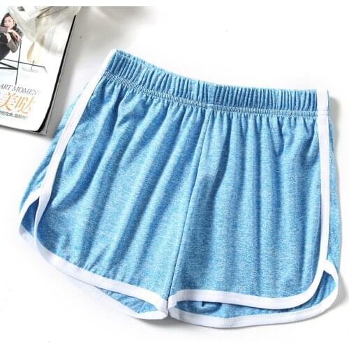 Sports Shorts Women Summer Breathable Comfortable Yoga Shorts Solid Color Loose Fitness Workout Shorts Casual Beach Hot Pants