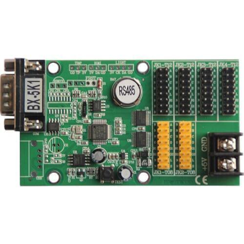 BX-5K1(RS485) Control area Single color 48K Double color 24K multi-area Font Library Mode LED Controller for large rental screen