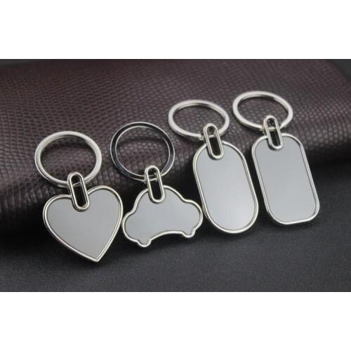 100PCS Private Custom Fashion Logo Anti-lost card Keychains Heart Round Personalized Keychain Hand laser Carved Car Keyring SN