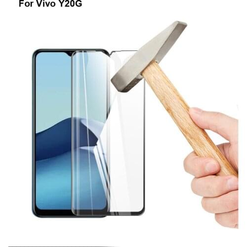 2PCs For Vivo Y20G Glass Tempered Cover Tempered Glass Film For Vivo Y 20G Protection Screen Protector Protective Film