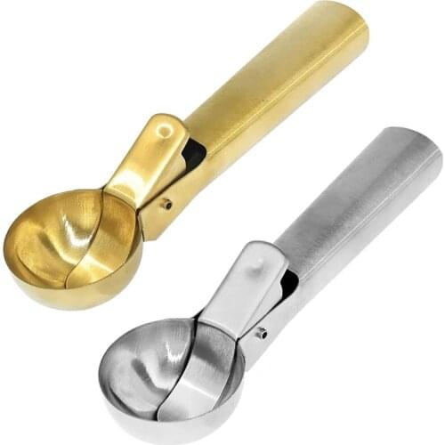 Cream Scoop with Trigger-Premium with Comfortable Antifreeze Handle,Very Suitable for Freeze Yogurt Gelatos 2Pack