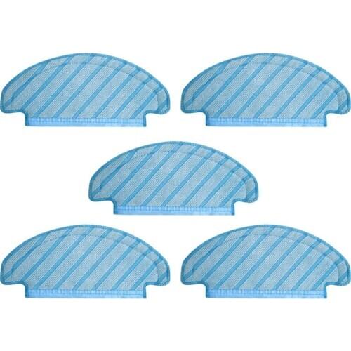 5 Pcs Vacuum Cleaner Mop Cleaning Cloths for Ecovacs Deebot T8 Vacuum Cleaner Accessories Replacement Cloth Parts