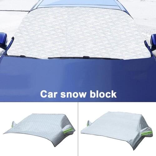 Car Covers Waterproof Snow Windshield Cover Anti-frost And Anti-ice Protector For Outdoors Winter Thicker Snow Protection Cover