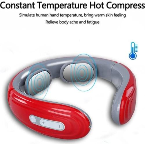 Electric Neck Massager Smart Neck And Back Massager Cervical Body Massage Electric For Back Pain relief tool Massage Relaxation
