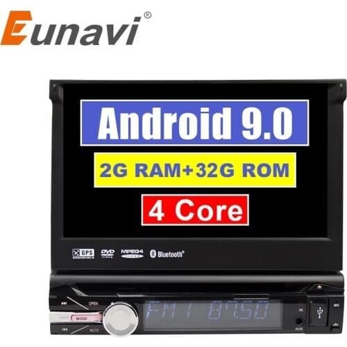 Eunavi Universal One 1 din Android 9 car multimedia player dvd radio audio auto gps navigation 1din headunit bluetooth wifi usb