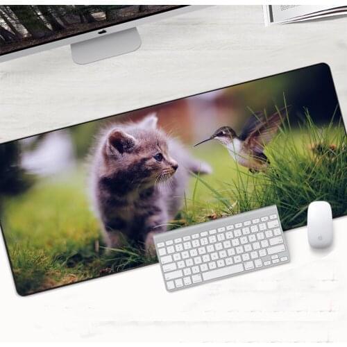 Cool Lion Tiger DIY Design Pattern Game Mouse Pad Large Mouse Pad Keyboard Mat Soft Pad to Mouse Big Notbook Computer Mousepad