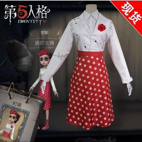 Identity V Fifth Personality Air Force Marta Betanfeld Cosplay Costume Event host Halloween Carnival Party