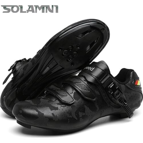 Bicycle Male Sneakers MTB Flat Cycling Shoes Road Mountain Bike Racing Sport Footwear Professional Self-Locking SPD Cleat Shoes