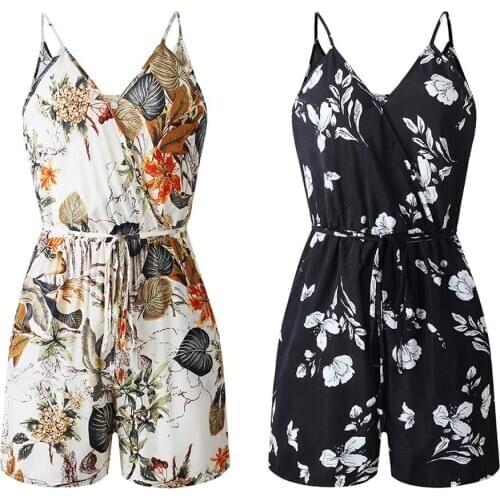 Plus Size 5xl Jumpsuit Summer Women Sleeveless V-Neck Backless Wide Leg Pants Strappy Jumpsuit Romper