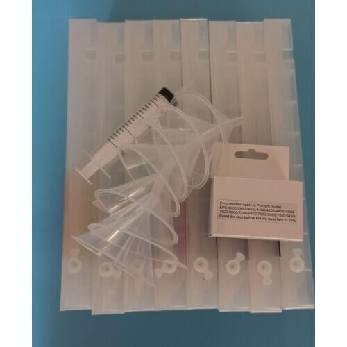 Refillable cartridge with resettable chip with chip resetter for epson stylus pro 9880 7880 4880 printer