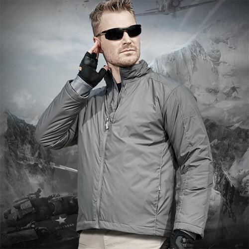 Men Outdoor Tactical Winter Heat Reflection Jackets Thermal Waterproof Windproof Portable Cotton Coats Climbing Skiing Jackets