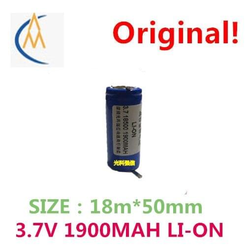 New authentic polymer li-ion battery rechargeable battery 3.7 V 18500 1900 mah circuit boards welding equipment