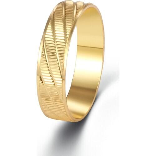 Promise Rings for Couples Women Rings Fashion Gold Plated Irregular Pattern Gold Rings for Women Give Girlfriend Birthday Gift