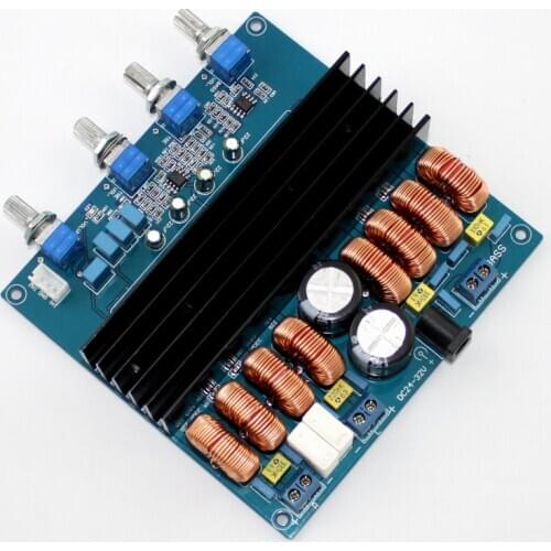 TDA7498 TL072 Class D 2.1 Digital Power Amplifier Board 200W+100W+100W DC24V to DC32V