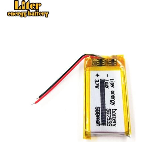 Supply polymer battery 502533 260mAh , Bluetooth stereo batteries, digital electronics batteries, factory direct