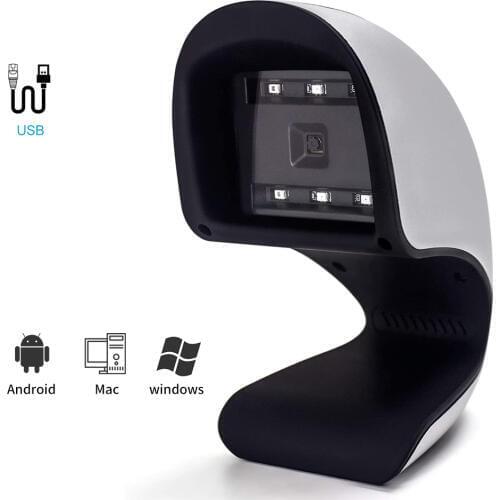 2D Bar code Scanner,1D 2D Wired USB Desktop Bar code Reader QR code Scanner USB
