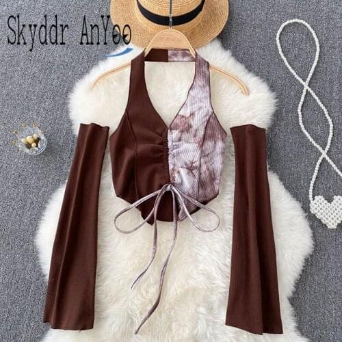 Женские летние топы SKyddr AnYoo China At AliExpress