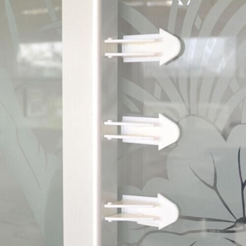 TOP Quality Safety Child Lock Door Window Lock Latch Sliding Child Safety Sliding Window Locks Safety Random