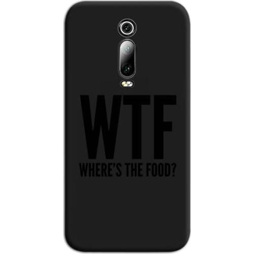 WTF WHERES THE FOOD Letter Phone Case For Redmi 9A 9 8A 7 6 6A Note 9 8 8T Pro Max K20 K30 Pro