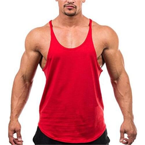 Running Vest Men bodybuilding gym clothing fitness men undershirt solid tank tops blank tanktop men undershirt