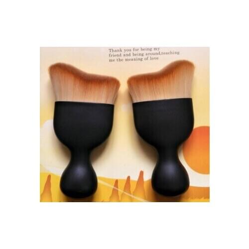 40pcs/lot Wave Radian Foundation Brush Multi Arc Outline Cosmetic Brush Traceless Make-up Appliances Cosmetic Tools HA505