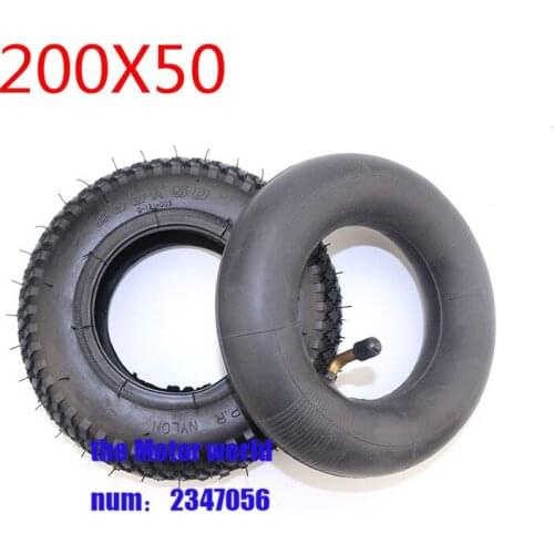 8" X 2") 200X50 (8 inch) Tire for electric Gas Scooter & Electric Scooter(inner tube included) wheelchair front wheel