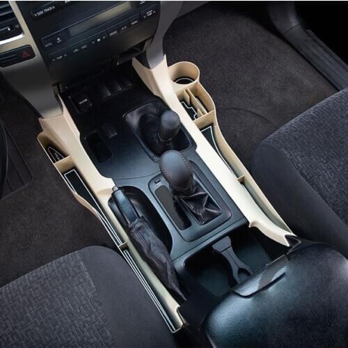 Car Interior Cup Holder Storage Box For Toyota Land Cruiser Prado FJ120 2003-2009 Seat Gap Storage Box Accessories