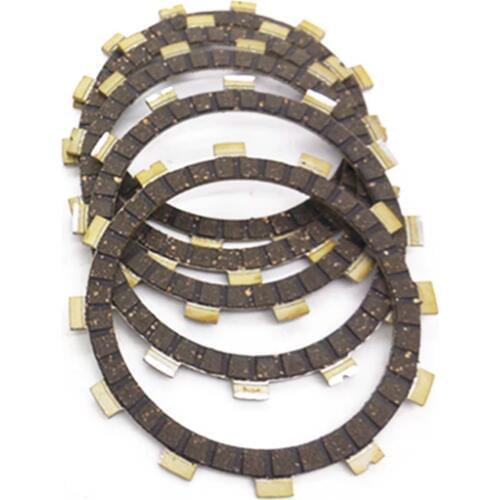 Free shipping motorcycle GN125 GS125 wood fiber clutch friction plate for Suzuki 125cc GN GS 125 spare parts (1 set 5 pcs)