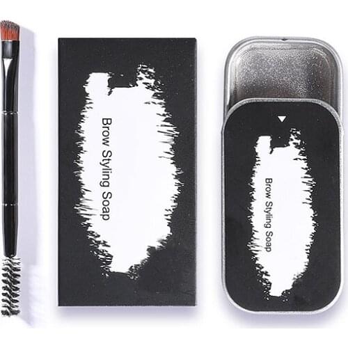 Eyebrow Styling Soap Gel Brows Long Lasting Brows Wax Wild Brow Styling Natural Tint Fixed W/ Brush Makeup Cosmetics
