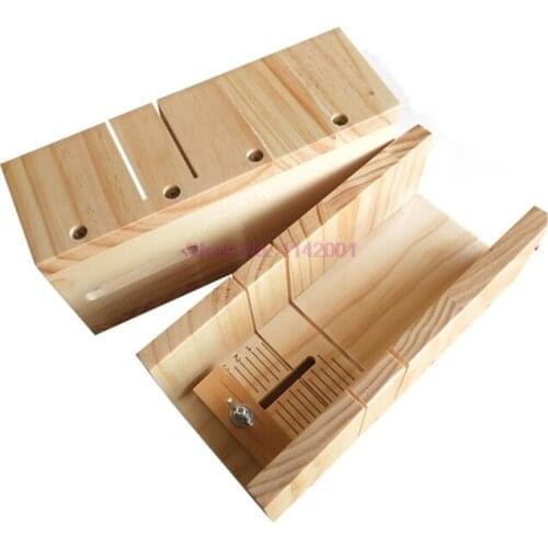 10pcs Wooden Soap Cutter Box Handmade Loaf Cutting Tools Multifunctional Soap Cutter Beveler Adjustable Soap Cutting Device