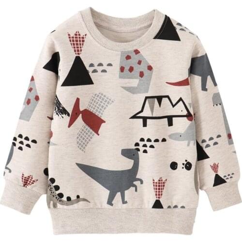 Childrens Clothing Cartoon Pattern Boys Sweatshirts 2021 Autumn Kids Clothes Casual Tops and Pullovers Childrens Sweatshirt