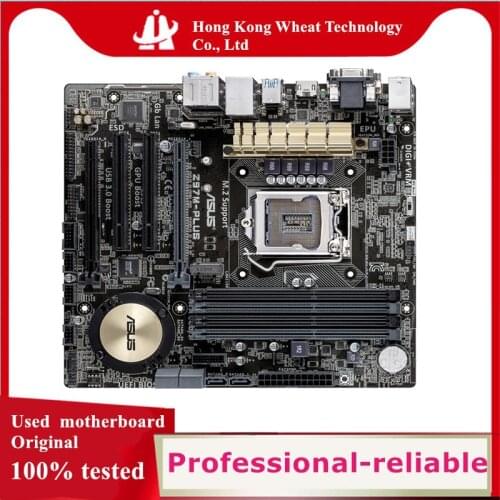 For ASUS Z97M-PLUS Motherboard Socket LGA 1150 DDR3 SATA III For Intel Z97 Original Desktop Used Mainboard