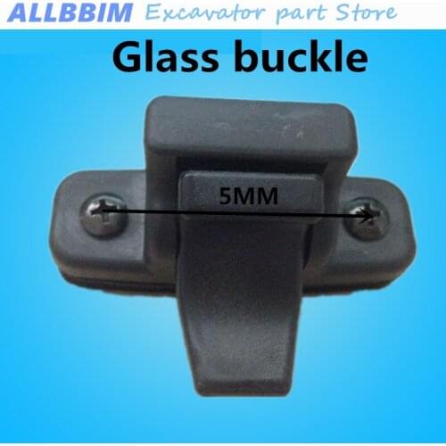 For Volvo 210/240/290/360/460 glass buckle cab door glass lock high quality excavator accessories free shipping