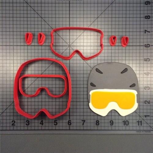 Cookie Moulds Cookie Cutter Pastry Mold Patisserie Christmas Pastry Mold Cake Decorating Tools Kitchenware Ski Helmet