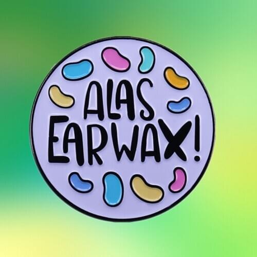 Harry Bertie Bott every flavour beans Dumbledore quote enamel pin magic and snacks candy brooch badge