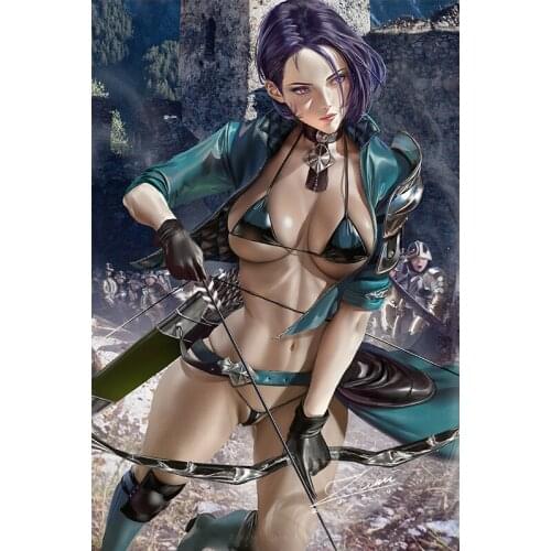 Print Canvas Game Elves Archer Sexy Girl Art Poster 40x60 50x70 60x90 Custom Painting Living Room Bedroom Hanging Picture