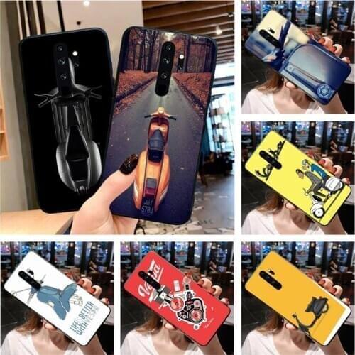 Vespa Scooter black Phone Case Hull for Redmi Note 9 8 8T 8A 7 6 6A Go Pro Max Redmi 9 K20